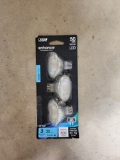 Feit Electric acre Enhance MR16 GU5.3 LED Bulb Daylight 50 Watt Equivalence 3 pk