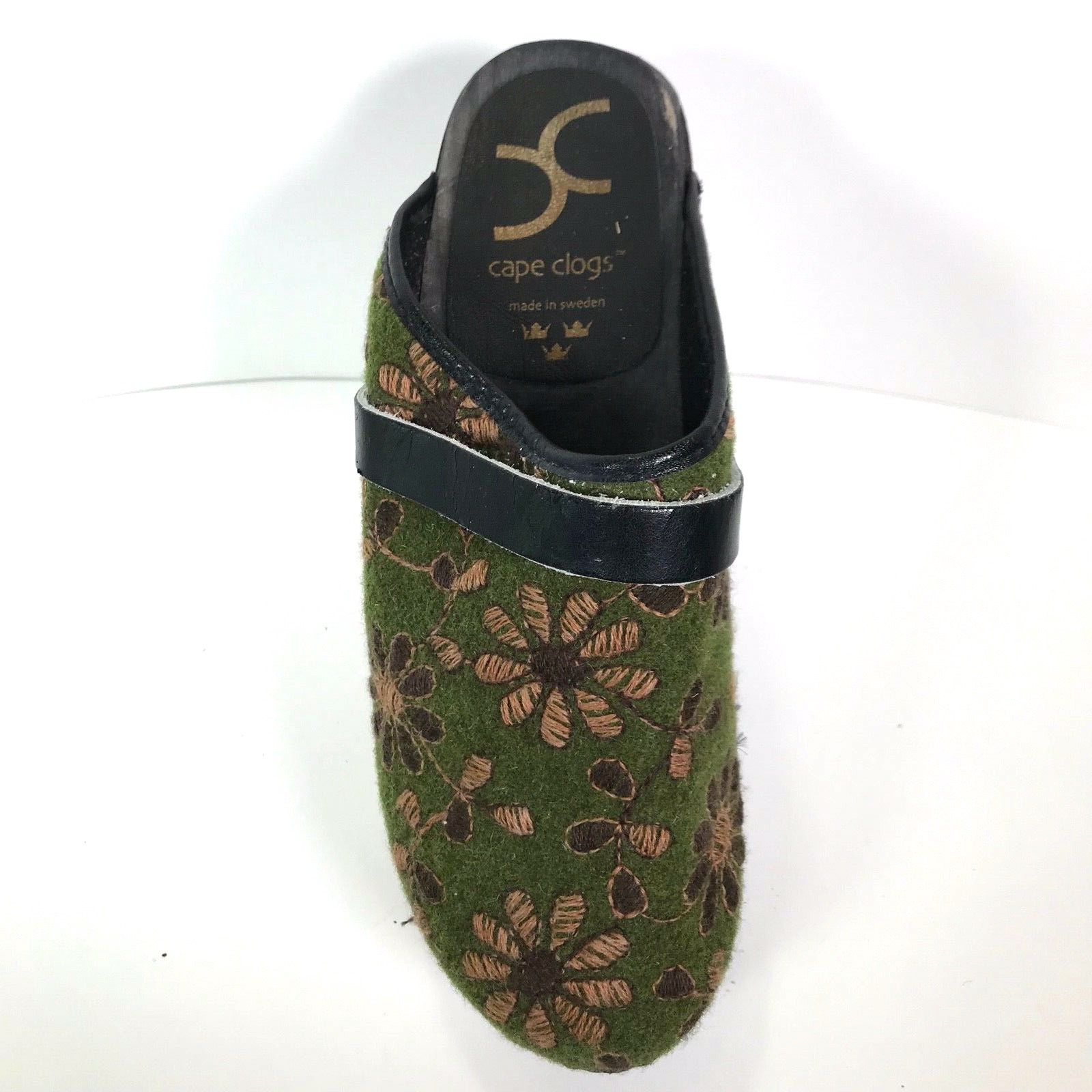 Cape Cape Cape clogs Lana verde Amarillo Floral Slip on mujer US 8.5 9 EUR 39 enfermera Suecia e3f6eb Cape Cape Cape clogs Lana verde Amarillo Floral Slip on mujer US 8.5 9 EUR 39 enfermera Suecia e3f6eb