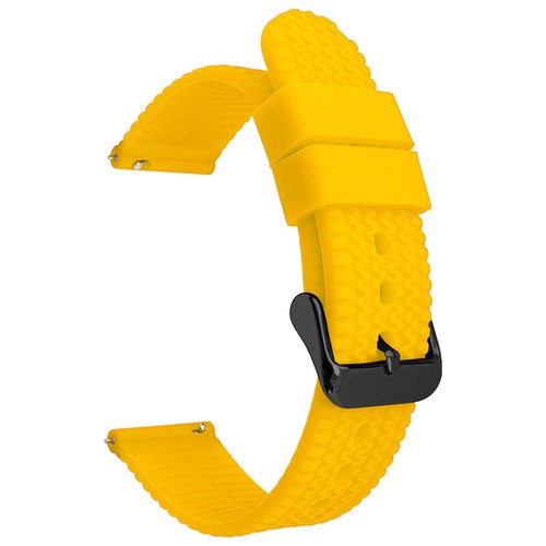 Schnellverschluss Silikon Kautschuk Armband Wasserdicht Uhrenarmband Strap 18 20 22 24 mm - Bild 40 von 47