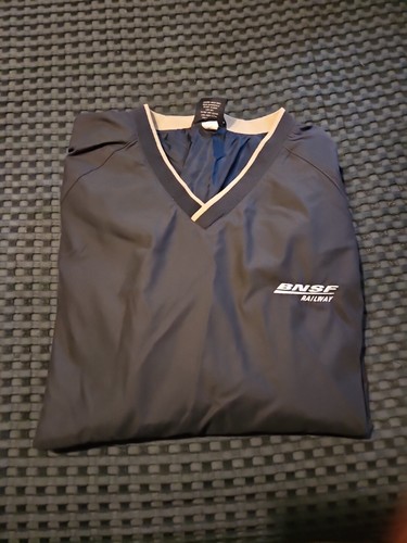 BNSF Railway Logo Employee Chicago Cicero Division Golf Windbreaker Size XXL  - Picture 6 of 6