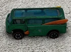 Vintage Hot Wheels Redline 1969 Green VW Beach Bomb Van With Surfboards