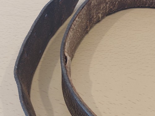 Soviet Leather military Officer Belt. Army of USSR. Length 100 cm. - Picture 21 of 24