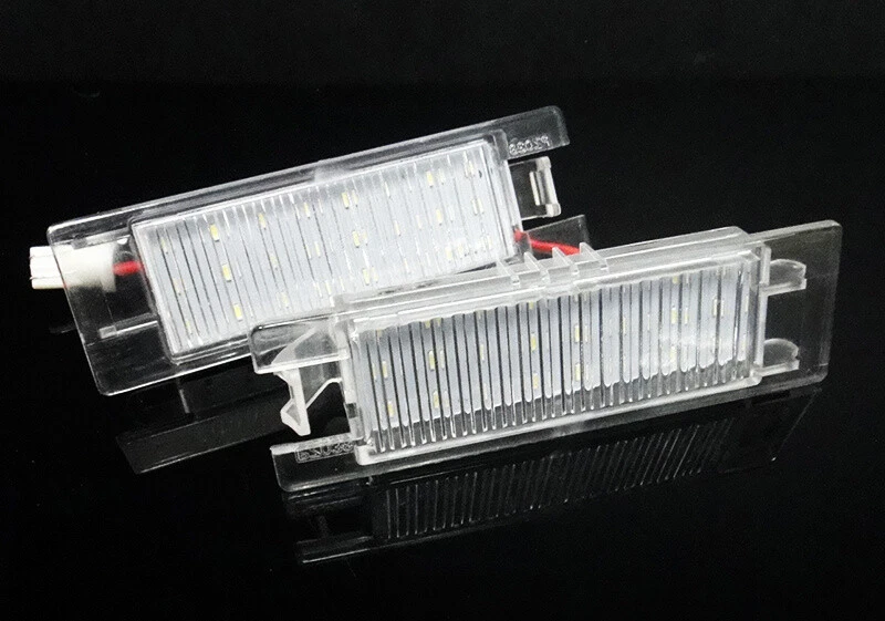 2x Luz LED matrícula para Fiat 500L 600 Doblo Grande Punto Evo Marea Foto 3 de 4