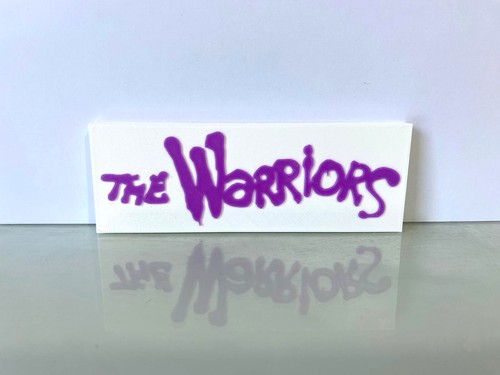 The Warriors Logo 1979 Action Crime New York City Gang Bronx 30 miles Purple RD - Picture 3 of 4