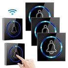 LED Funkklingel Türklingel Funk Set Haustür Plug-in Doorbell Klingel 38 Melodien