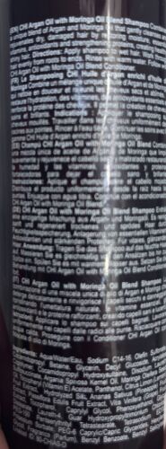 CHI Argan Oil With Moringa Oil Shampoo Sulfate & Paraben Free 11.5 fl oz (340ml) - Picture 2 of 3