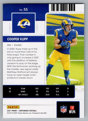 Panini Luminance Cooper Kupp 2021 Los Angeles Rams #55 - Imagen 2 de 2