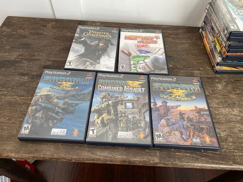 Playstation 2 Games Lot Of 13 + 4 Cases Only PS2 Socom Star Wars Medal Of Honor - Picture 10 of 14