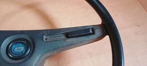 1977 TOYOTA COROLLA COUPE STEERING WHEEL BLACK USED OEM - Picture 6 of 18