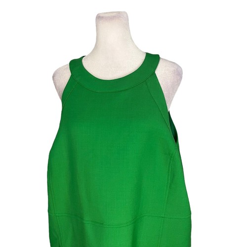 Boden Wool Blend Green Halter Shift Dress Size 14 L NWT - Picture 7 of 11