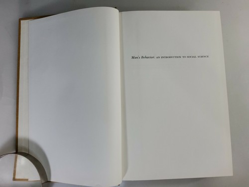 Man's Behavior: An Introduction to Social Science by Jules Karlin 1970 Hardcover - Picture 7 of 12