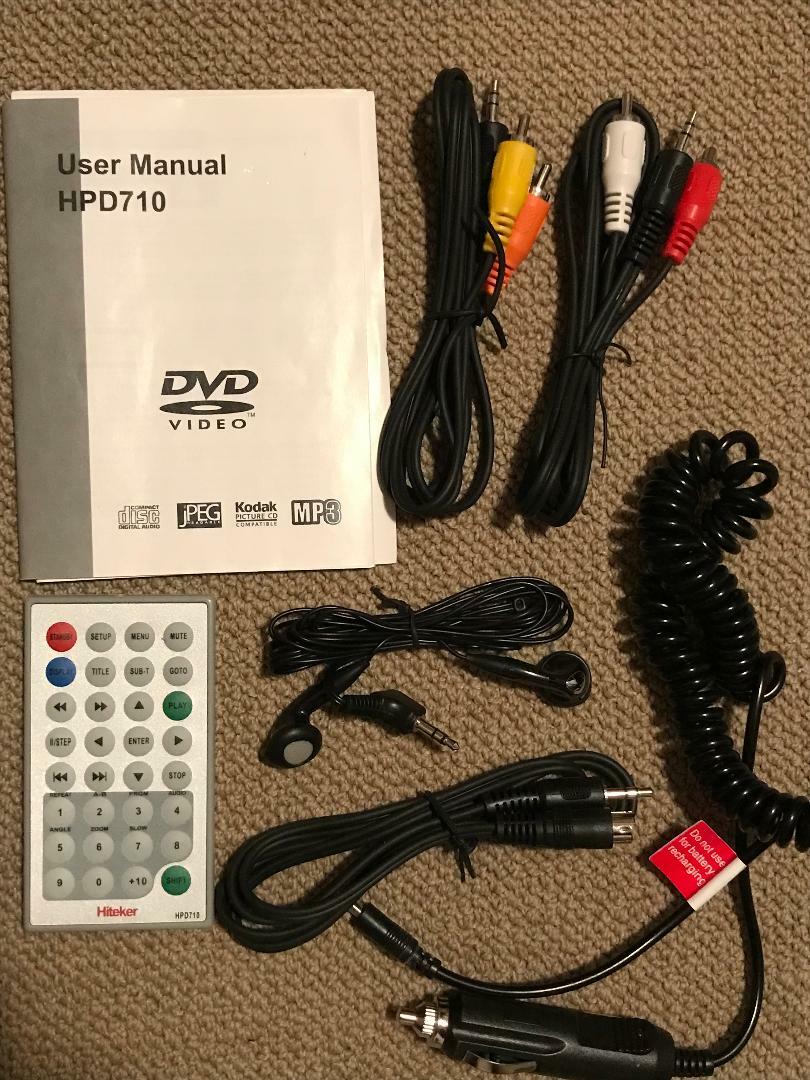 Hiteker HPD-710 Portable DVD Player (7