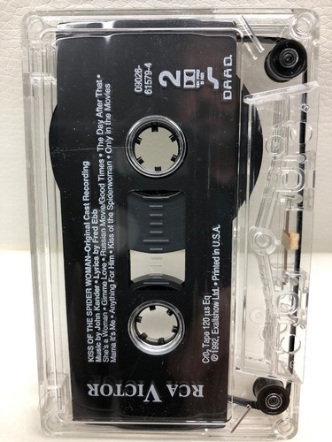 Kiss of the Spider Woman:The Musical Original Cast Recording Cassette 0902661579 - Picture 2 of 4