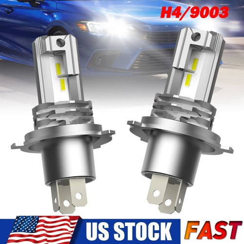 AUXITO H4 9003 LED Headlight Bulbs Kit High Low Beam Combo 2 Super White 20000LM - Picture 11 of 12
