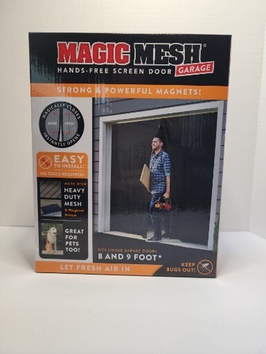 Magic Mesh Single Garagentor Sichtschutz Moskitonetz Netzverschluss Insekten