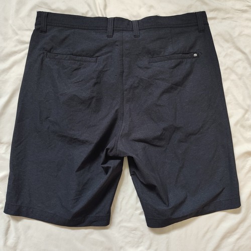 Travis Mathew Mens Size 36 Black Performance Nylon Blend Shorts - Picture 9 of 13