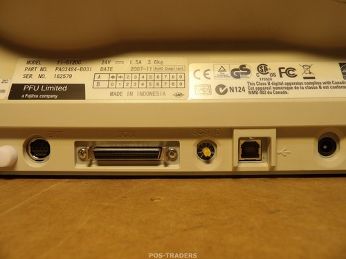 Scanner Fujitsu fi-5120C USB 65 100 scans - MAUVAIS SCAN - MANQUE PLATEAU PAP... - Afbeelding 6 van 7