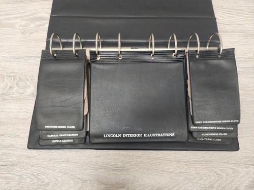 Carpeta de libros Lincoln 1992 vintage selecciones de colores y tapicería LEER - Imagen 14 de 23