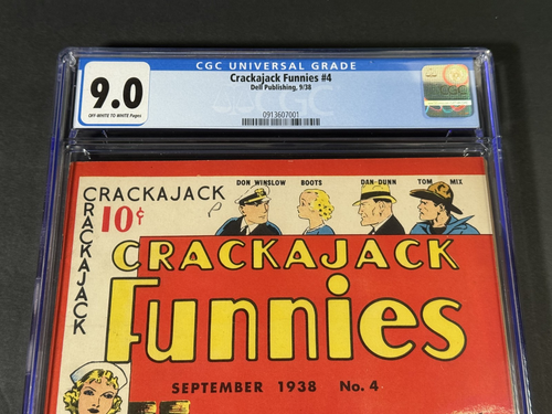 Crackajack Funnies #4 1938 CGC 9.0 0913607001 Dell Publishing Highest Graded - Bild 2 von 6