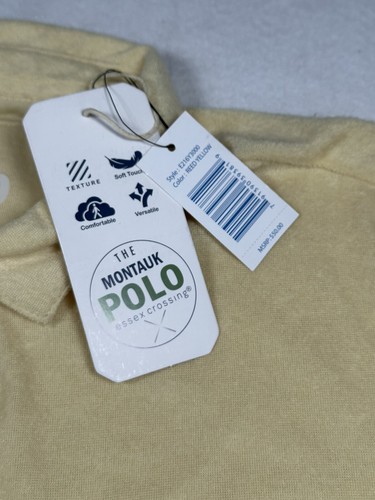 NWT The Montauk Polo by Essex Crossing Mens Polo Shirt SuperSoft SS Large L - Picture 4 of 12