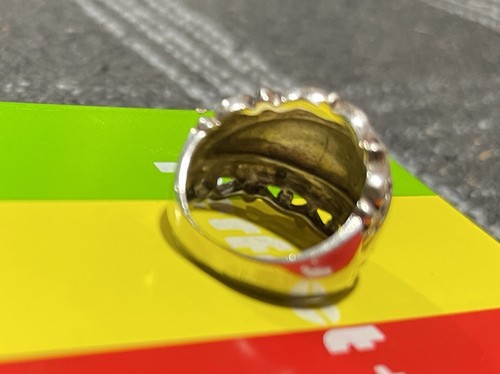 VINTAGE SMALL SEMI DOME BAND RING STERLING SILVER 925 SIZE 8 - Picture 12 of 12