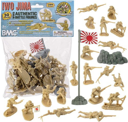 BMC WW2 Japanese Plastic Army Men - 30 Imperial Soldiers of Japan 1:32 Figuren - Bild 11 von 12