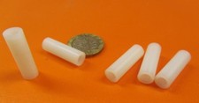 Nylon 66 Spacer, Natural, NO.10 Screw, 5/16" OD x .194" ID x 1.0" Length, 100 pc