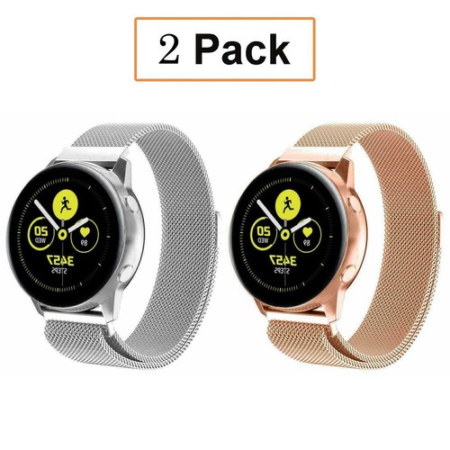 2Pack For Samsung Galaxy Watch 3 4 5 6 47mm Active 2 S3 magnetic Loop Strap Band - Picture 13 of 23