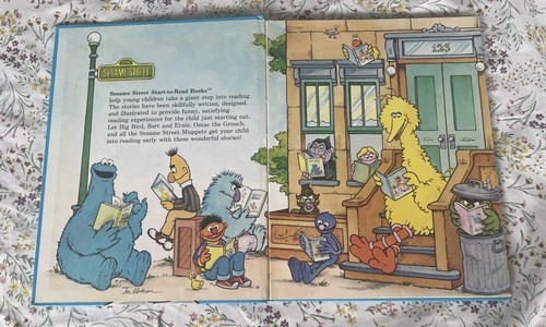 Bert and the Missing Mop Mix Up Sesame Street Start to Read HC 80s Random House - Picture 4 of 9