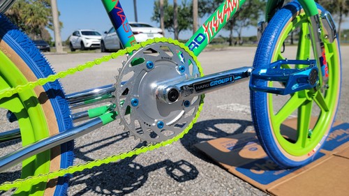 1986 Haro Master Green and Chrome 2016 Reissue Dennis Mccoy DMC Freestyle BMX - Picture 10 of 22