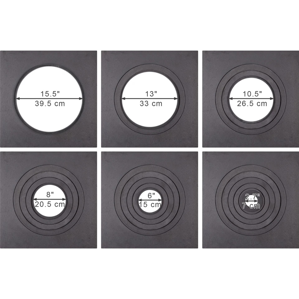 Estufa de hierro fundido Kazán cocina brida horno anillos barbacoa parrilla Печь Казан Tandoor nuevo Foto 3 de 4