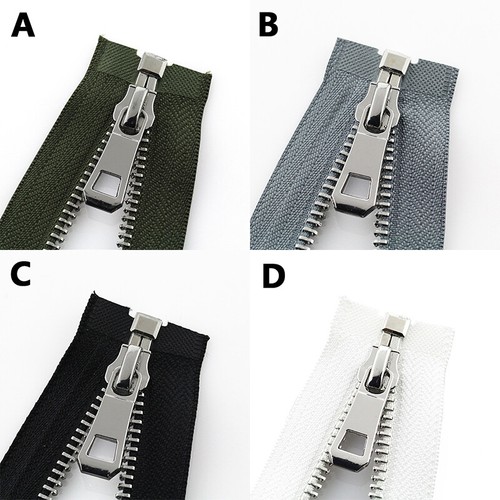 5# 55-75cm Long Metal Zipper Open-end DIY Clothes Jacket Bag Sewing Zippers - Picture 14 of 23