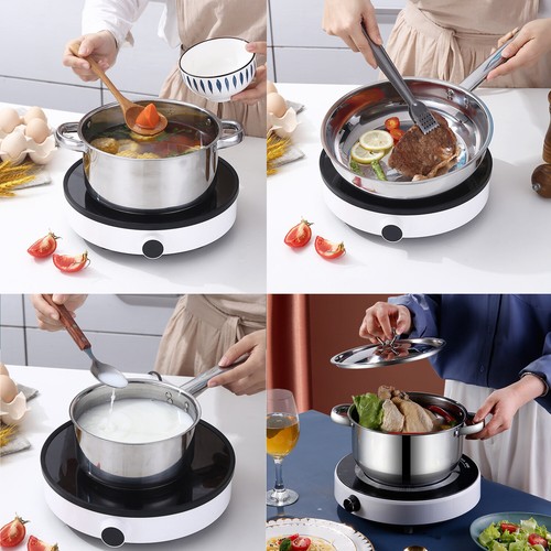 New-Kitchen Set, Cookware Set, Pots and Pans Set-Stainless Steel 15-piece Set - Picture 9 of 11