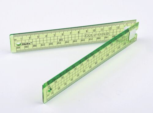 Helix Pieghevole Righello 30cm/300mm Colori Assortiti Oxford - Picture 11 of 15