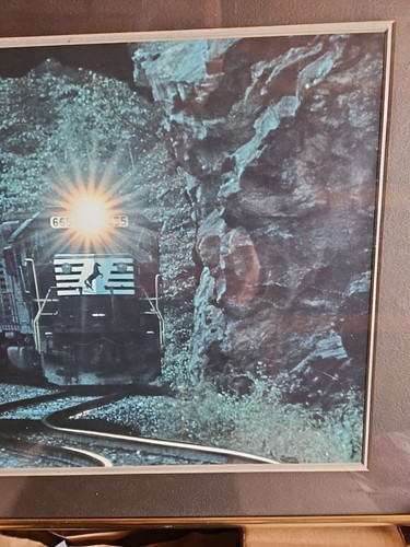 Norfolk Southern Railroad Professionally Framed Curved Tunnel Photo Pre-owned - Picture 4 of 12