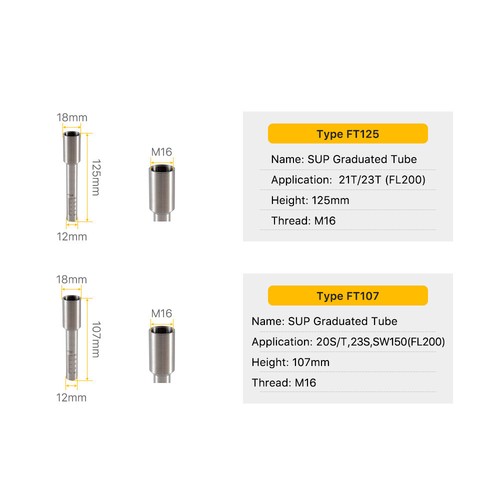 Cloudray Original SUP Weiye Graduated Tube Cutting Nozzle Welding Head Nozzle - Picture 9 of 20