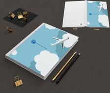 Polar Air Cargo Airways Logo Hardcover Journal