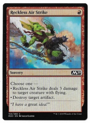 MTG Reckless Air Strike Core Set 2020 (M20) Common Magic Card #154/280 Unplayed