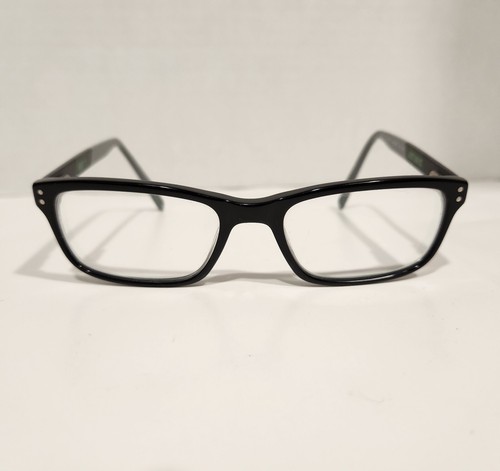 Nike Eyeglasses Frames 7237 001 140 Black Gray Green Rectangular Rim Case Cloth - Picture 5 of 21