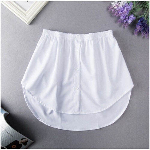 Spring Fake Hem Simple Casual Bottoming Sexy Ladies Solid Half-length Skirt - Picture 5 of 17