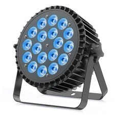18x15W RGBWA +UV Par Lighting 18LEDs Stage Light DMX Party DJ Disco Show Lights