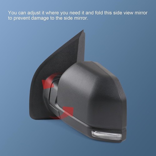 2015-20 Ford F150 Mirror Power Heated LED Turn Signal Textured Driver Side ⭐F5⭐ - Foto 7 di 7