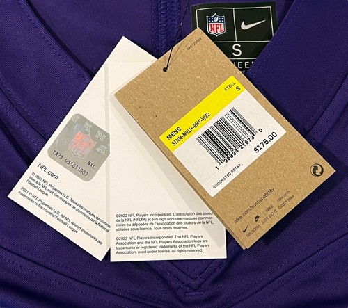 Nike On-Field NFL Minnesota Vikings JUSTIN JEFFERSON Limited #2 Sz. Small Jersey - Picture 9 of 12
