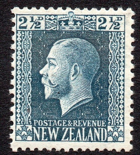 New Zealand 1915 Sc #148 SG419 KGV 2½p engraved perf 14x13½ MH