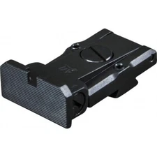 1911 Bomar Style Fully Adjustable Rear Sight – Serrated Black Target