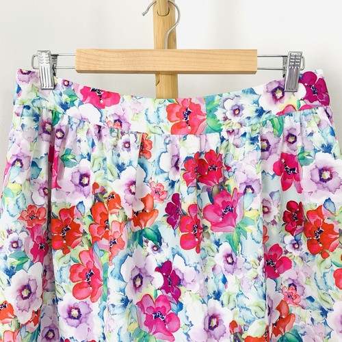 Forever New Colourful Floral Short Skirt Lined Size 14 Dress Up Or Down BNWOT - Picture 2 of 8