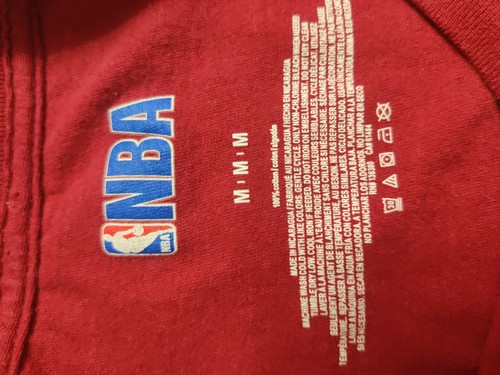 Cleveland Cavaliers NBA shirt Medium T men's Wine Basketball Cotton Cavs Donovan - Picture 4 of 6