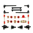 Red Poly Front End Suspension Rebuild Kit Fits 1958 - 1964 Chevrolet Full Size