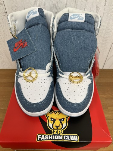Nike Air Jordan 1 High OG Denim  DM9036-104 Women Sizes - Picture 2 of 6