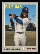 2019 Topps Heritage High Number #716 Alen Hanson (SP/Short Print) Blue Jays z